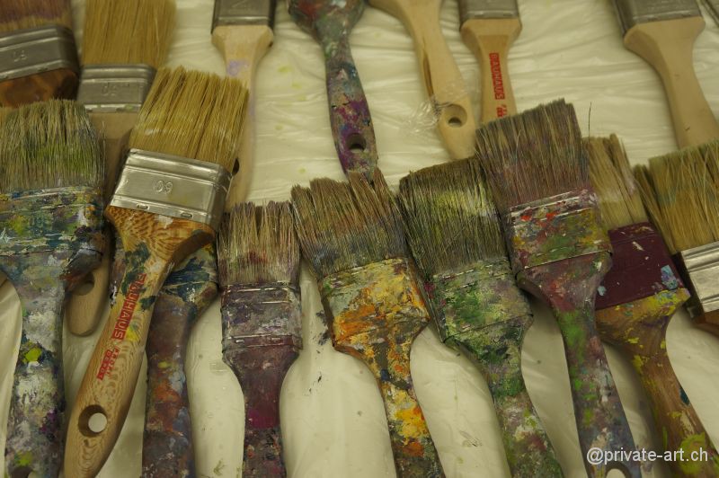 Acrylbild malen – Malkurs April 2014