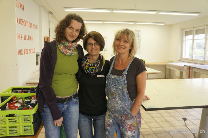 Acrylbild malen – Malkurs April 2014