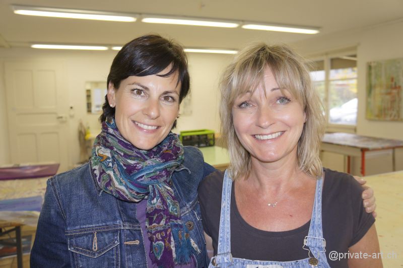 Acrylbild malen – Malkurs April 2014