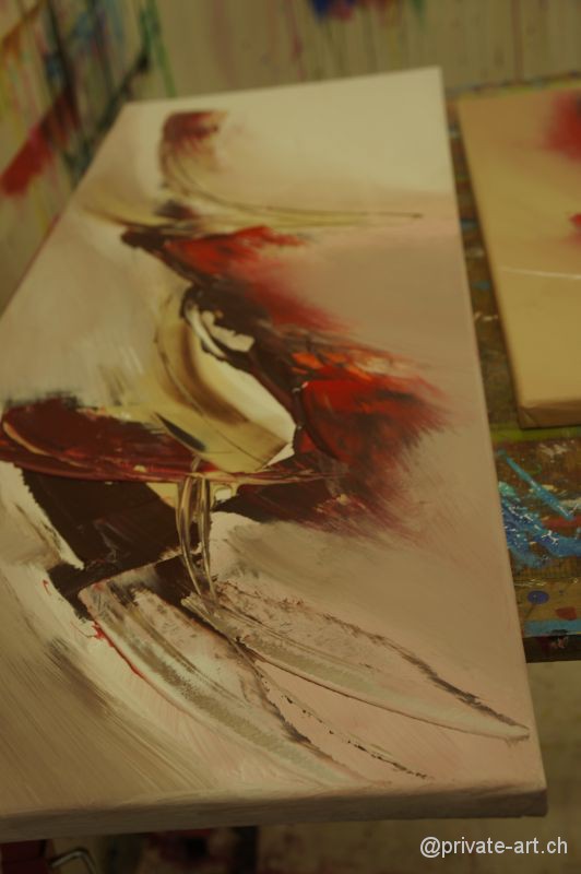 Acrylbild malen – Malkurs April 2014