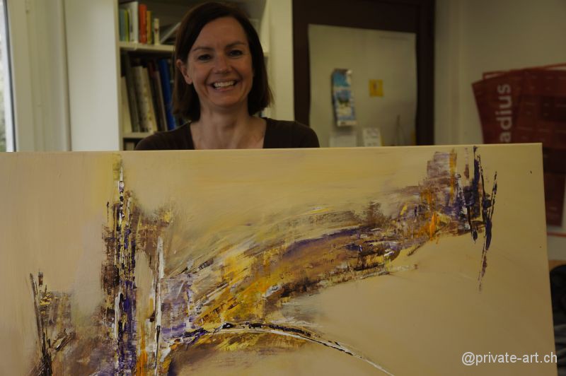 Acrylbild malen – Malkurs April 2014