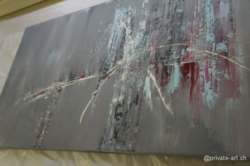 Acrylbild malen – Malkurs April 2014