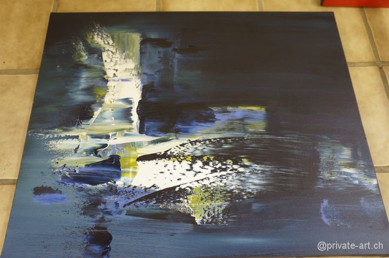 Acrylbild malen – Malkurs April 2014