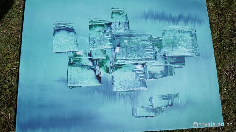 Acrylbild malen – Malkurs Mai 2014