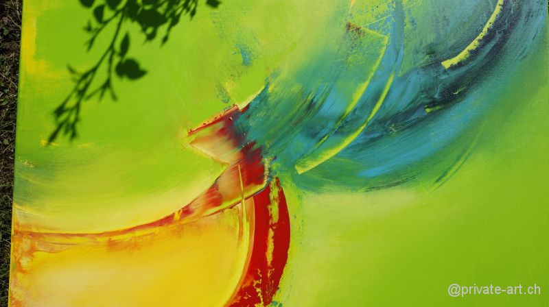 Acrylbild malen – Malkurs Mai 2014