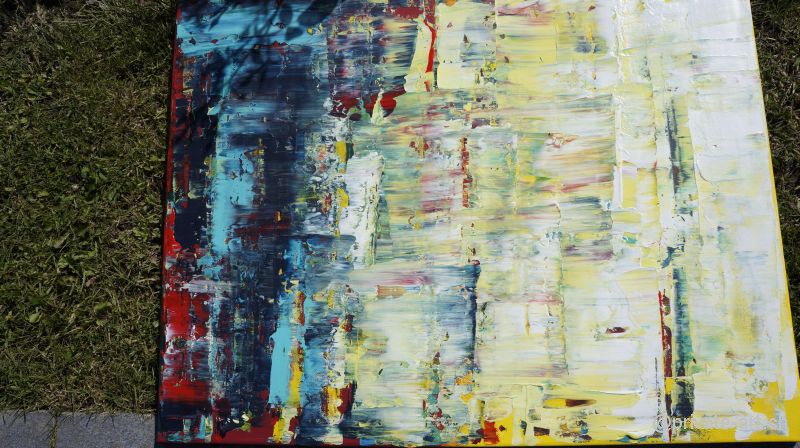 Acrylbild malen – Malkurs Mai 2014