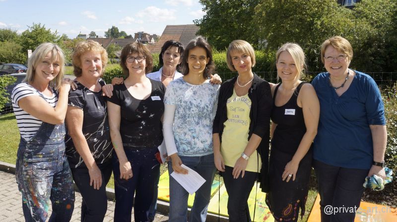 Acrylbild malen – Malkurs Mai 2014